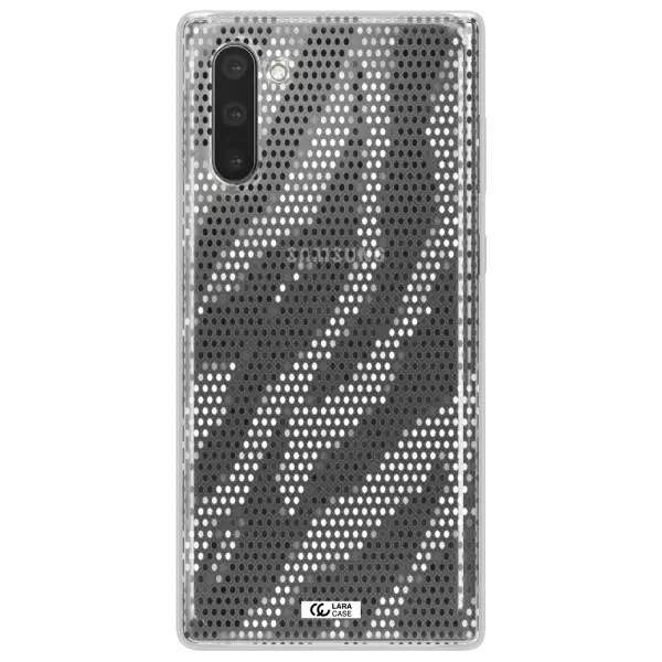 Zebra Dots Samsung Note 10 Clear TPU Case