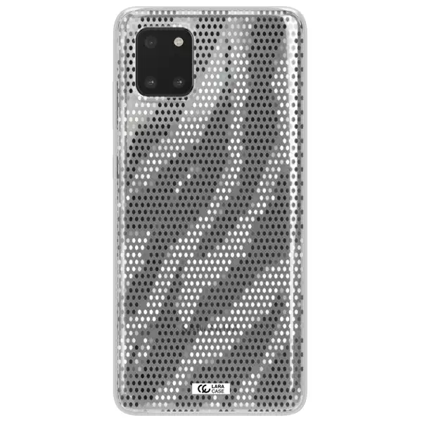 Zebra Dots Samsung Note 10 Lite Clear TPU Case