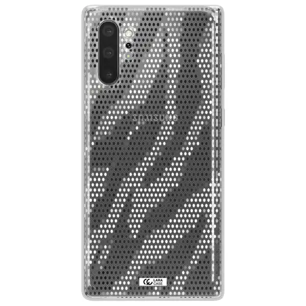 Zebra Dots Samsung Note 10 Plus Clear TPU Case