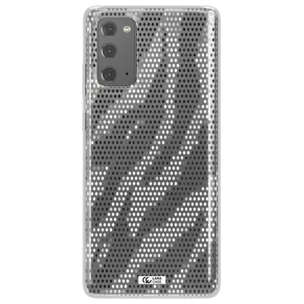 Zebra Dots Samsung Note 20 Clear TPU Case