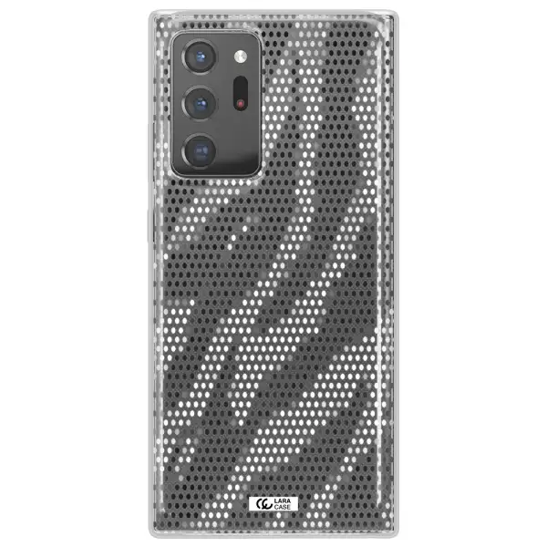 Zebra Dots Samsung Note 20 Ultra Clear TPU Case