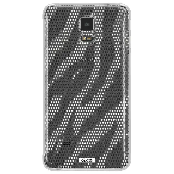 Zebra Dots Samsung Note 4 Clear TPU Case