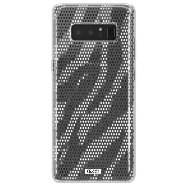 Zebra Dots Samsung Note 8 Clear TPU Case