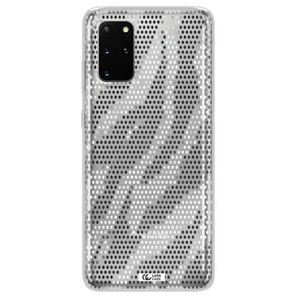 Zebra Dots Samsung S 20 Plus Clear TPU Case