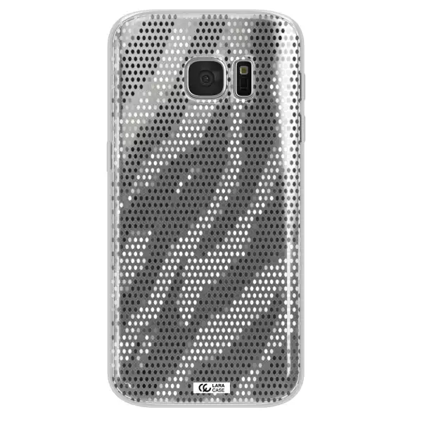 Zebra Dots Samsung S 7 Clear TPU Case