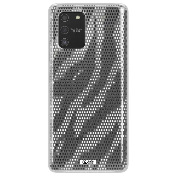 Zebra Dots Samsung S10 Lite Clear TPU Case