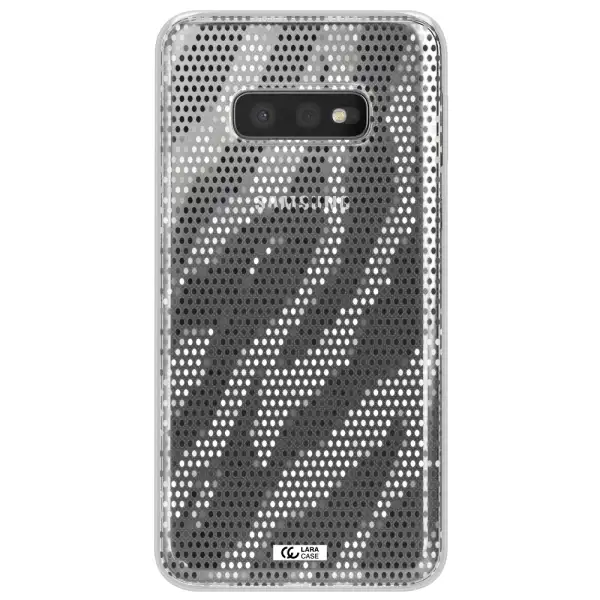 Zebra Dots Samsung S10e Clear TPU Case