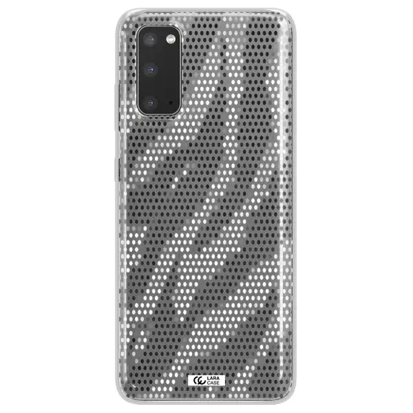 Zebra Dots Samsung S20 Clear TPU Case