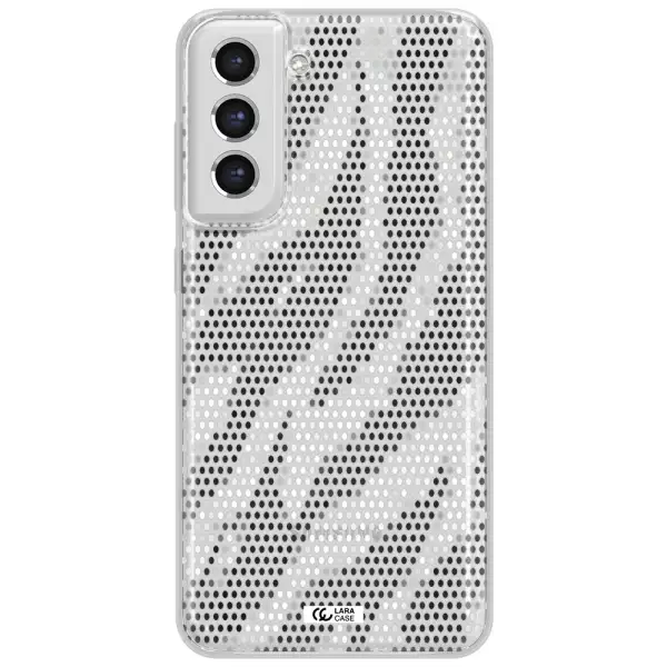 Zebra Dots Samsung S21 Fe Clear Tpu Case