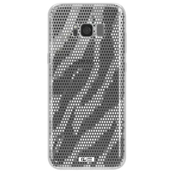 Zebra Dots Samsung S8 Clear TPU Case