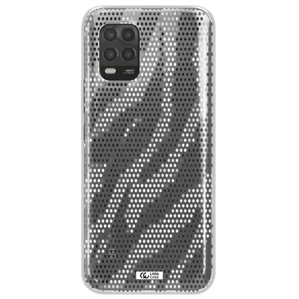 Zebra Dots Xiaomi Mi 10 Lite Clear TPU Case
