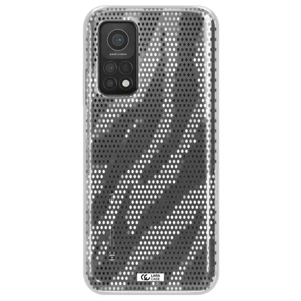 Zebra Dots Xiaomi Mi 10T Clear TPU Case