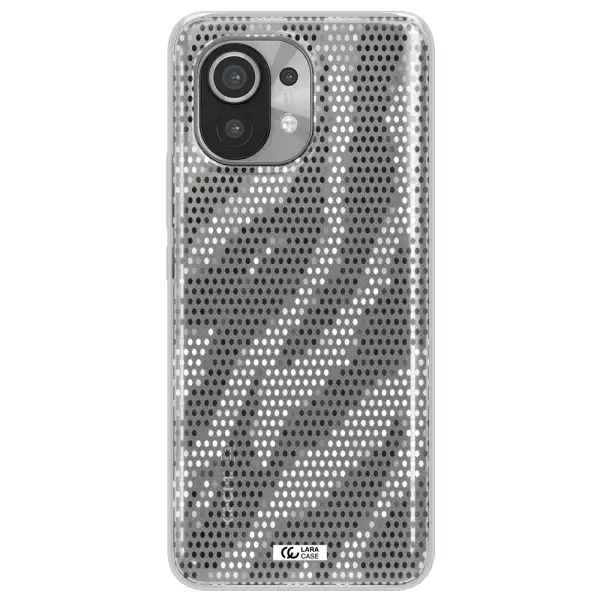 Zebra Dots Xiaomi Mi 11 Clear TPU Case