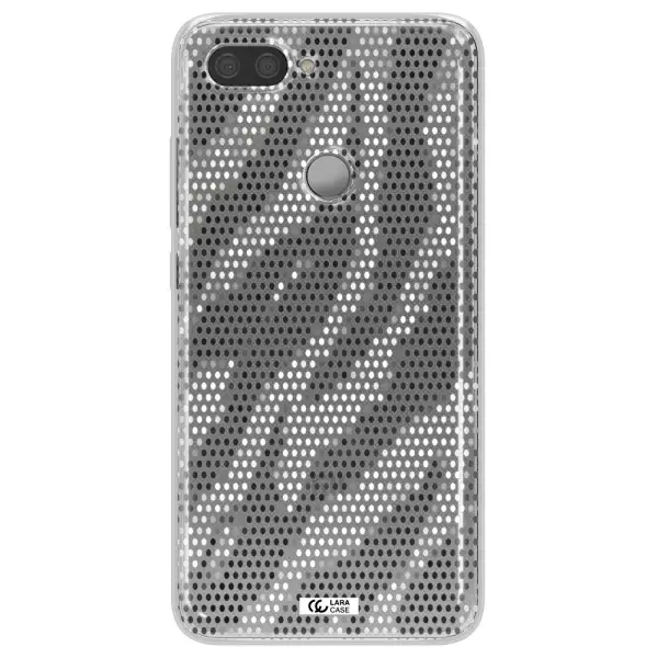 Zebra Dots Xiaomi Mi 8 Lite Clear TPU Case