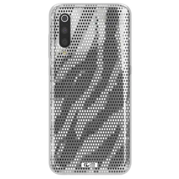 Zebra Dots Xiaomi Mi 9 Clear TPU Case