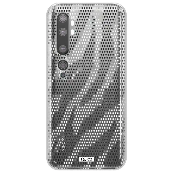 Zebra Dots Xiaomi Mi Note 10 Clear TPU Case