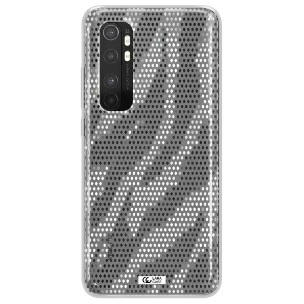 Zebra Dots Xiaomi Mi Note 10 Lite Clear TPU Case