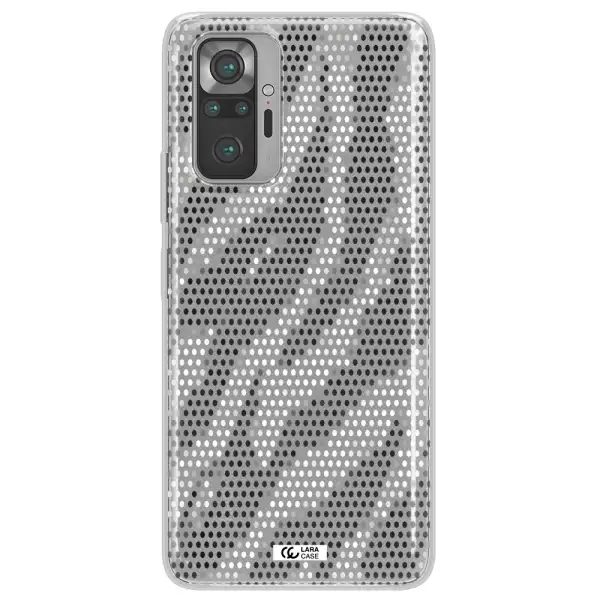 Zebra Dots Xiaomi Note 10 Pro Clear TPU Case