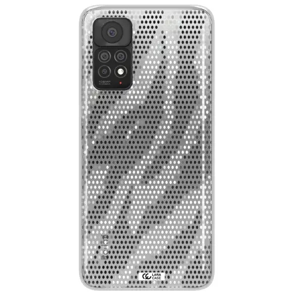 Zebra Dots Xiaomi Note 11 Pro Clear TPU Case