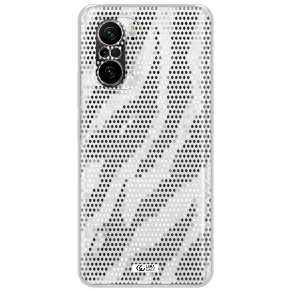 Zebra Dots Xiaomi Poco F3 Clear Tpu Case