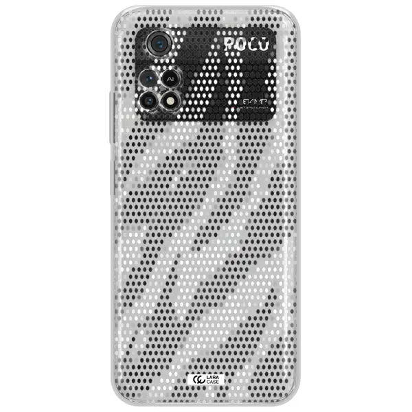 Zebra Dots Xiaomi Poco M4 Pro 4G Clear Tpu Case