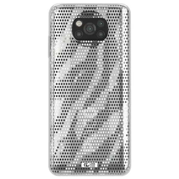 Zebra Dots Xiaomi Poco X3 Clear TPU Case