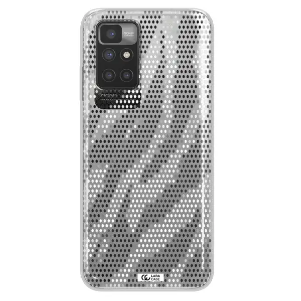 Zebra Dots Xiaomi Redmi 10 Clear TPU Case