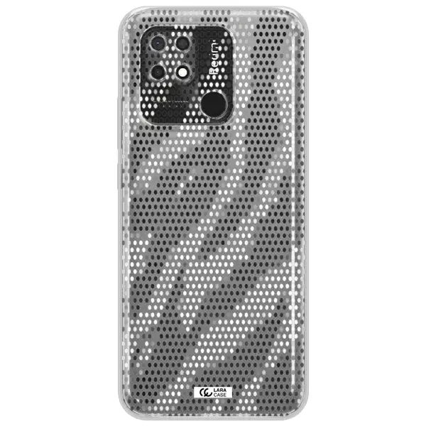 Zebra Dots Xiaomi Redmi 10C Clear TPU Case