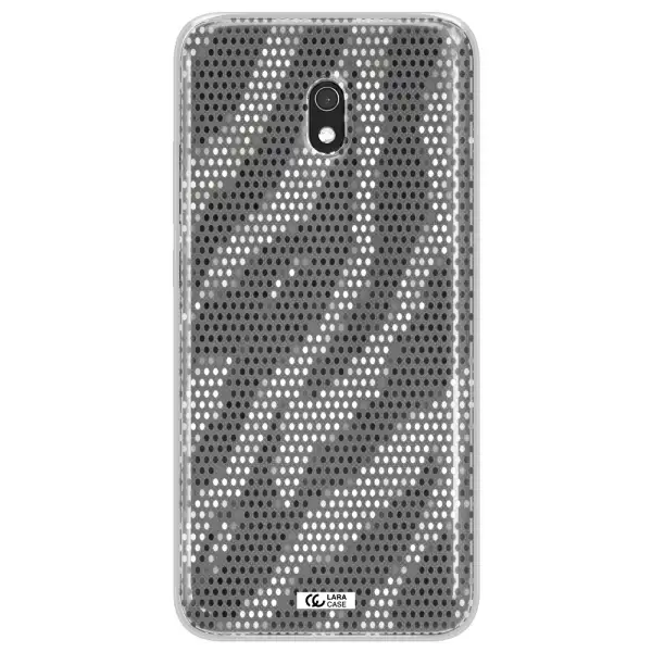 Zebra Dots Xiaomi Redmi 8A Clear TPU Case