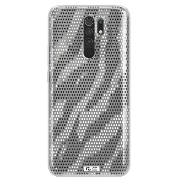 Zebra Dots Xiaomi Redmi 9 Clear TPU Case