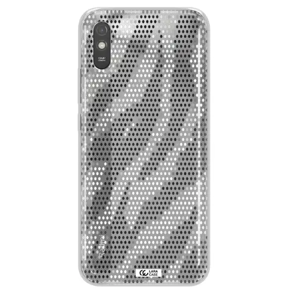 Zebra Dots Xiaomi Redmi 9A Clear TPU Case
