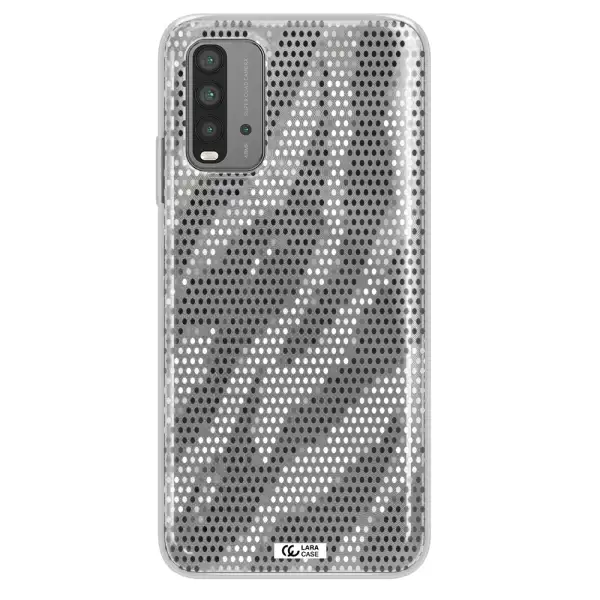 Zebra Dots Xiaomi Redmi 9T Clear TPU Case