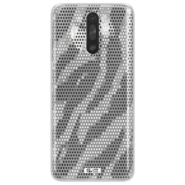 Zebra Dots Xiaomi Redmi K30 Clear TPU Case