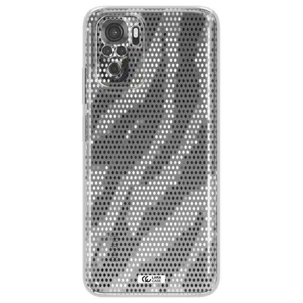 Zebra Dots Xiaomi Redmi Note 10S Clear Tpu Case
