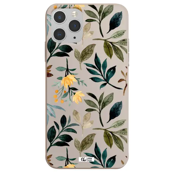 Fall Flowers Apple iPhone 11 pro max Silicone Stone Case