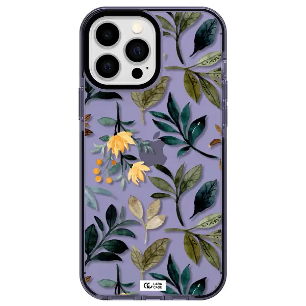 Fall Flowers Apple iPhone 13 Pro Max impact Lilac Case