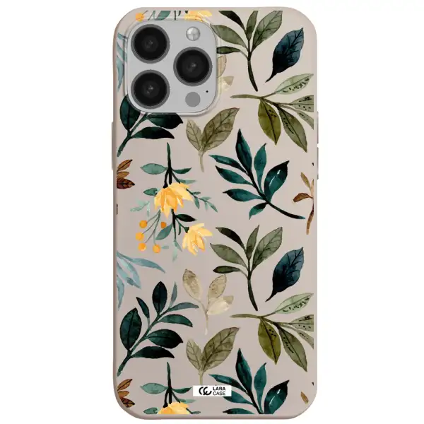 Fall Flowers Apple iPhone 13 Pro Silicone Stone Case