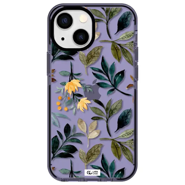 Fall Flowers Apple iPhone 15 Plus impact Lilac Case