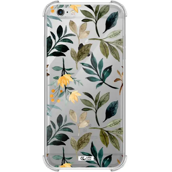 Fall Flowers Apple iPhone 6 plus Clear PC Case