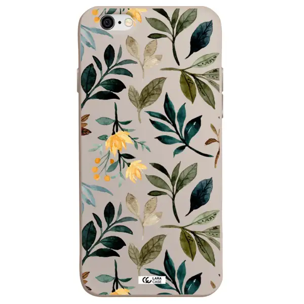 Fall Flowers Apple iPhone 6 Silicone Stone Case