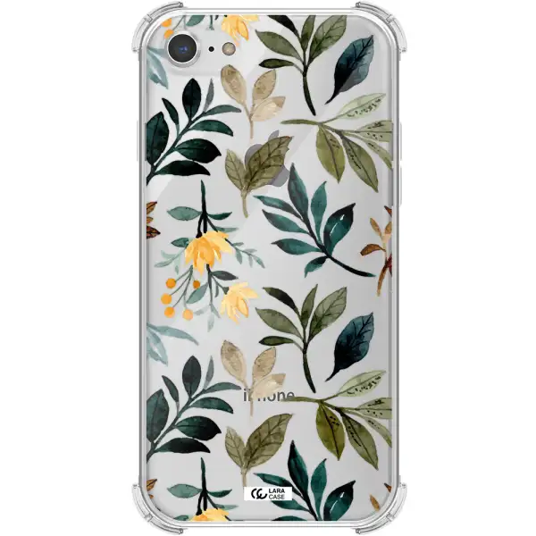 Fall Flowers Apple iPhone 7 Clear PC Case