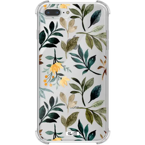 Fall Flowers Apple iPhone 7 plus Clear PC Case