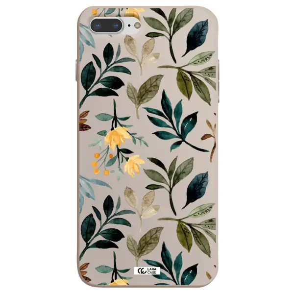 Fall Flowers Apple iPhone 8 plus Silicone Stone Case