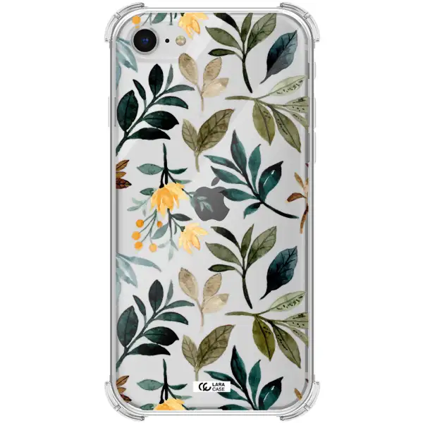 Fall Flowers Apple iPhone se 2020 Clear PC Case