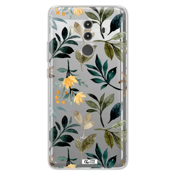 Fall Flowers Huawei Mate 10 Clear TPU Case