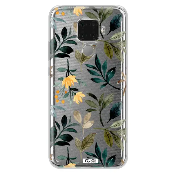 Fall Flowers Huawei Mate 30 Lite Clear TPU Case