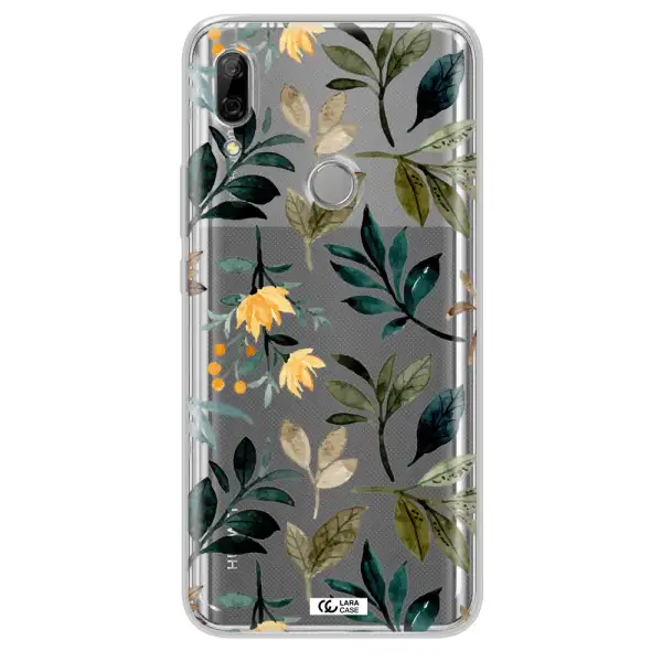 Fall Flowers Huawei P Smart Z Clear TPU Case