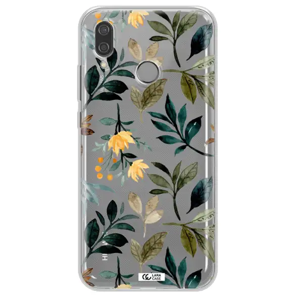 Fall Flowers Huawei P20 Lite Clear TPU Case