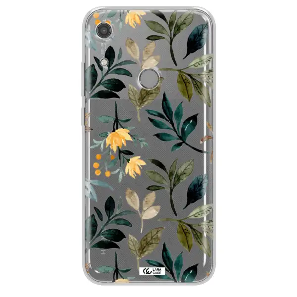 Fall Flowers Huawei Y6S Clear TPU Case