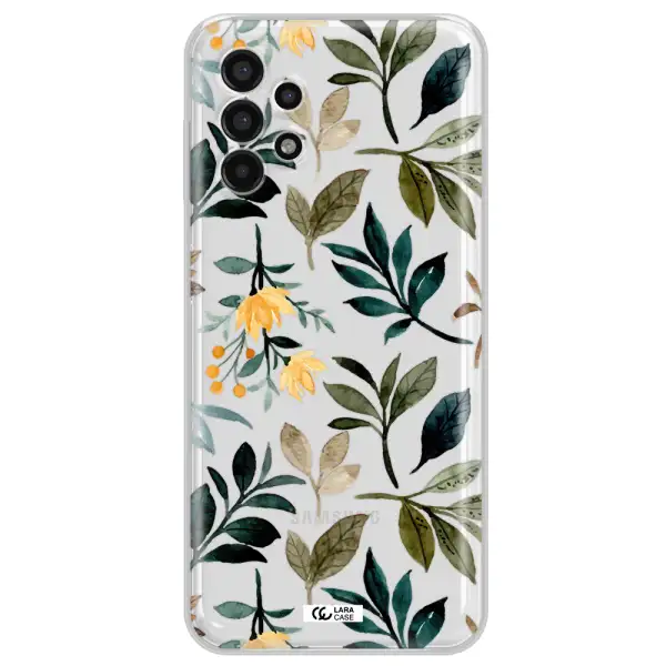 Fall Flowers Samsung A13 4g Clear TPU Case